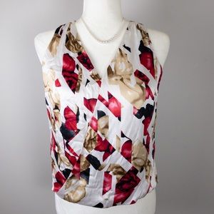 White House Black Marker Silk Petite tank top